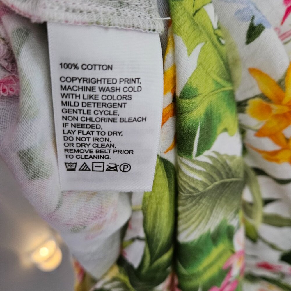 Tommy Bahama Breezy Blooms Midi Dress XL - Picture 4 of 10